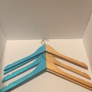Glitter Wooden Hangers